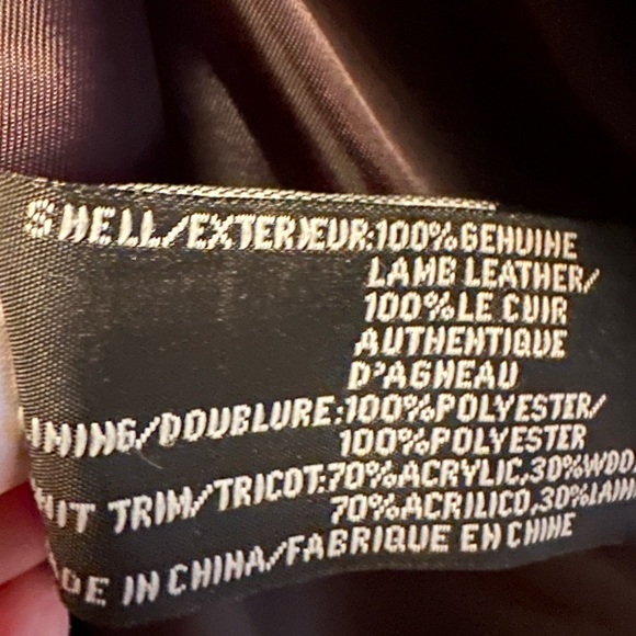 Via Spiga Women’s lamb leather black jacket with black knit. Size medium - Picture 8 of 8